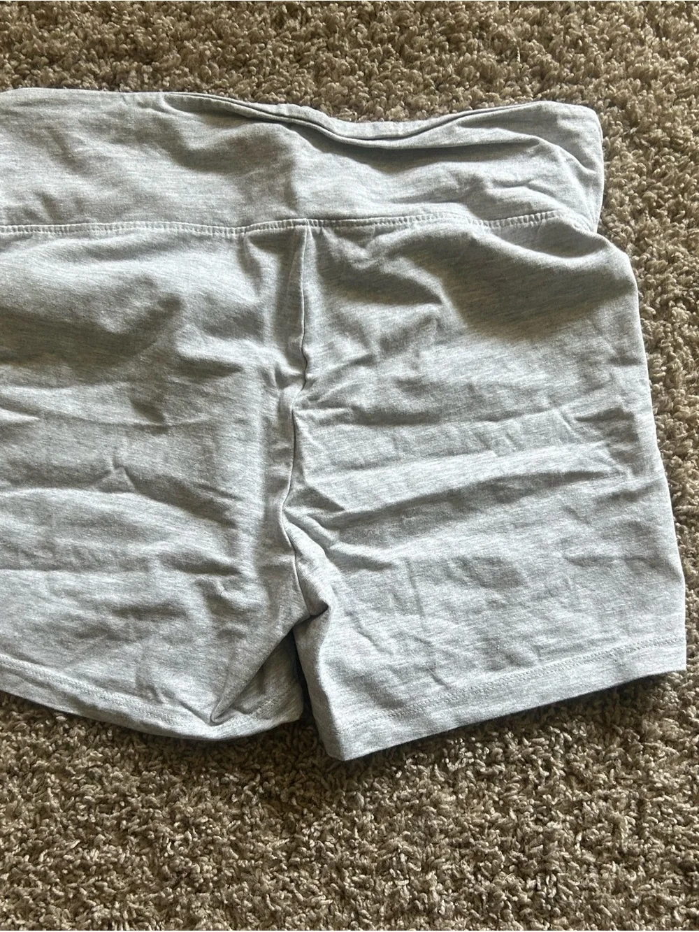 Primark Light Gray High-Waist Bike Shorts